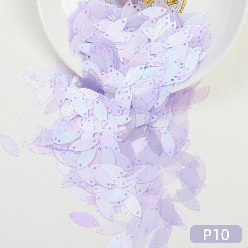 马眼亮片法式刺绣diy材料创意手缝珠片双孔服装配件耐高温片饰品|undefined
