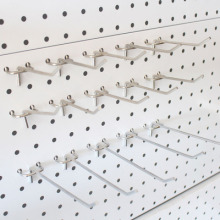 超市洞洞板挂钩三角三岔手机配件饰品展示架铁艺挂钩