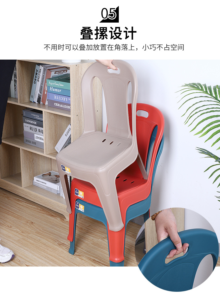 儿童塑料餐椅批发椅子靠背家用小凳子靠背椅凳子坐椅凳子幼儿宝宝详情15