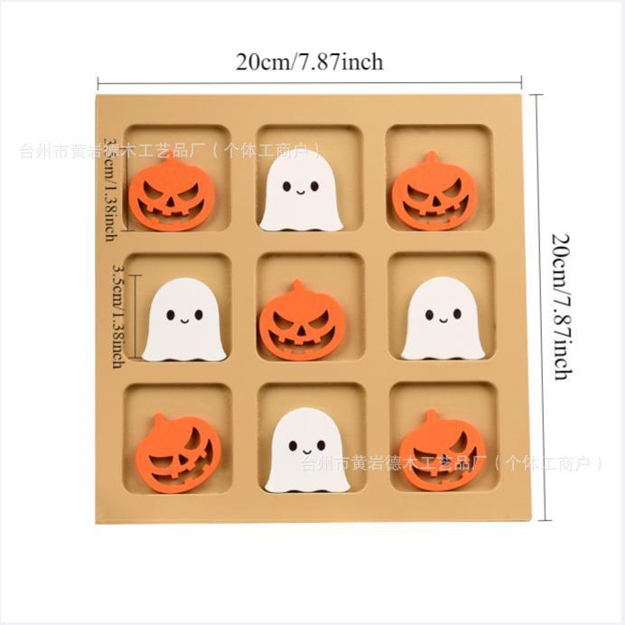 木製クロスボーダーホットスタイルハロウィンオーナメントトレイセットホームデコレーションクラフトホリデーパーティーデコレーション|undefined