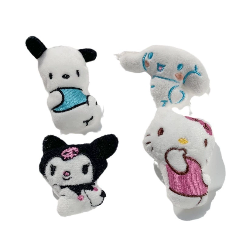 Cartoon plush doll, brooch, cute accessory, strawberry, bag, shoes, handmade