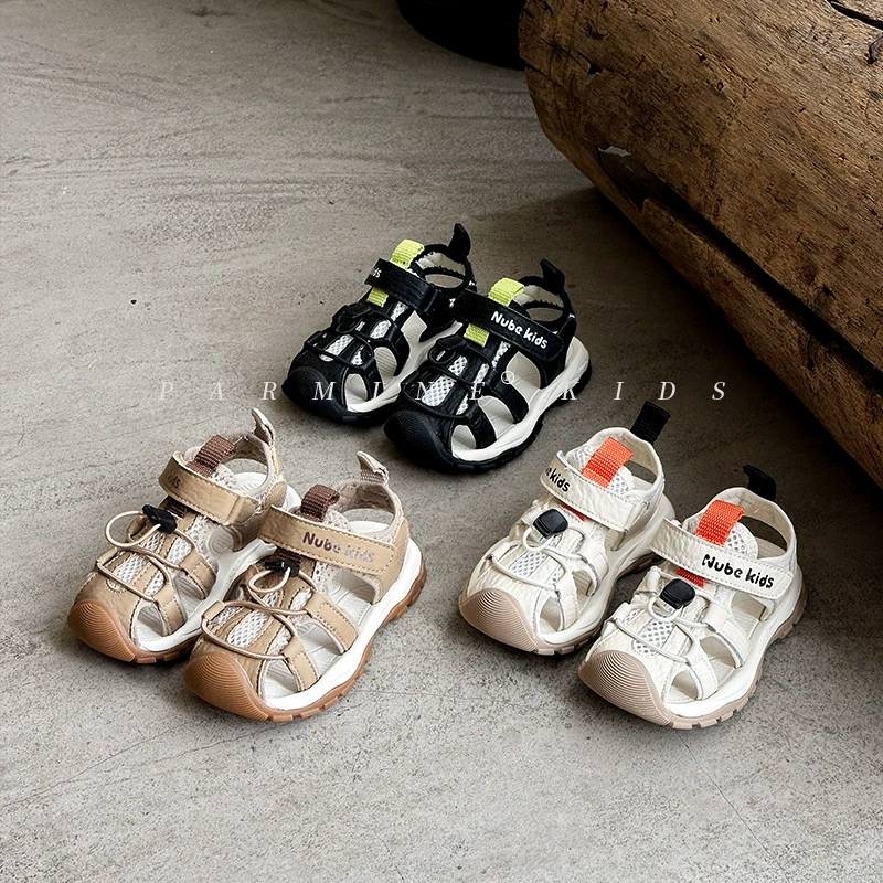 Детские летние речные сандалии, новая модель, мягкая подошва, повседневная спортивная обувь для мальчиков и девочек, дропшиппинг