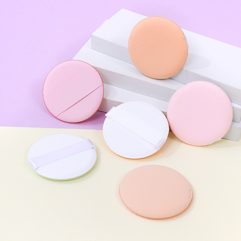 Almohadilla de aire, no coma polvo, crema BB de doble uso húmeda y seca, esponja de maquillaje sin látex, logotipo de patrón de impresión personalizado de fábrica