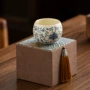 家用青花陶瓷高档品茗杯