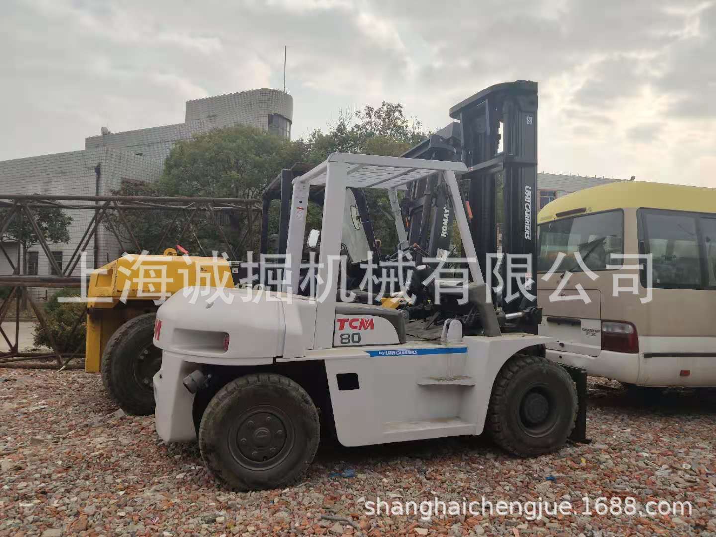 二手TCM8吨叉车 高门架 双排轮叉车