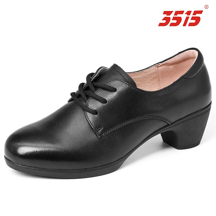 3515 кожаные туфли женские деловые профессиональные кожаные туфли модные простые износостойкие и удобные кожаные туфли
