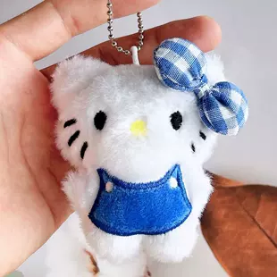 Подвеска Hello Kitty с бантом мягкая