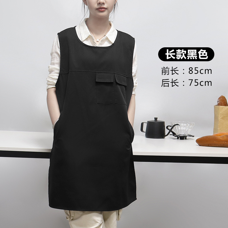 Transfronterizo Amazon delantal impermeable caballo clip tipo alta sensación de abrigo sin mangas ropa de trabajo chaleco delantal de cocina