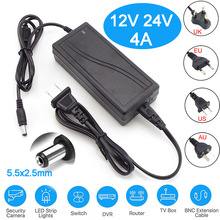 Power Supply AC 110-240V to DC 12V 24V 4A Power Adapter跨境