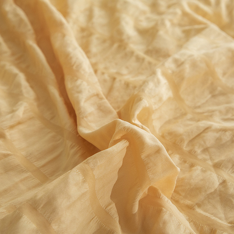 【亞馬遜專(zhuān)供】廠家直銷(xiāo) 2022新款 跨境 泡泡紗套件-黃