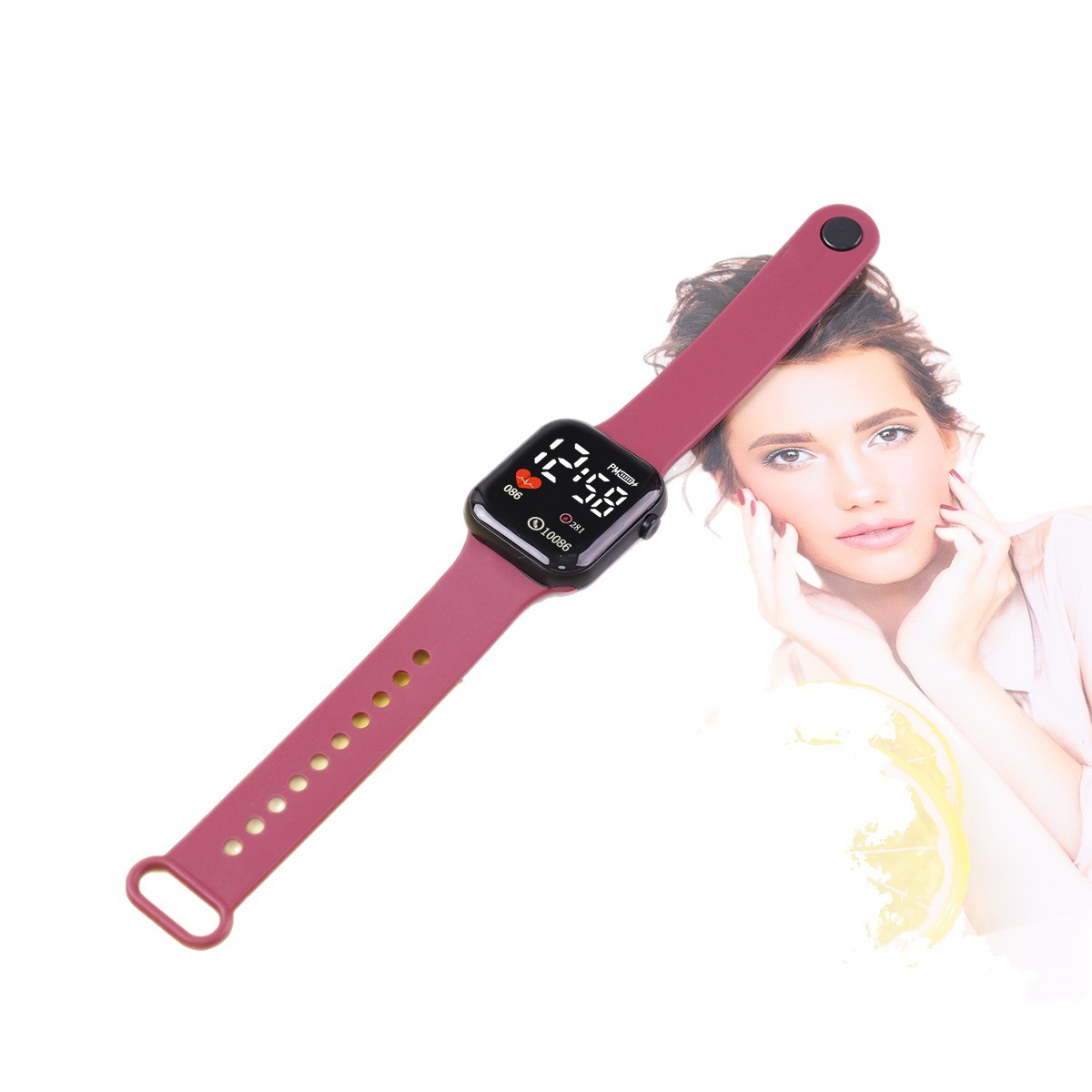 Electronic men's watch