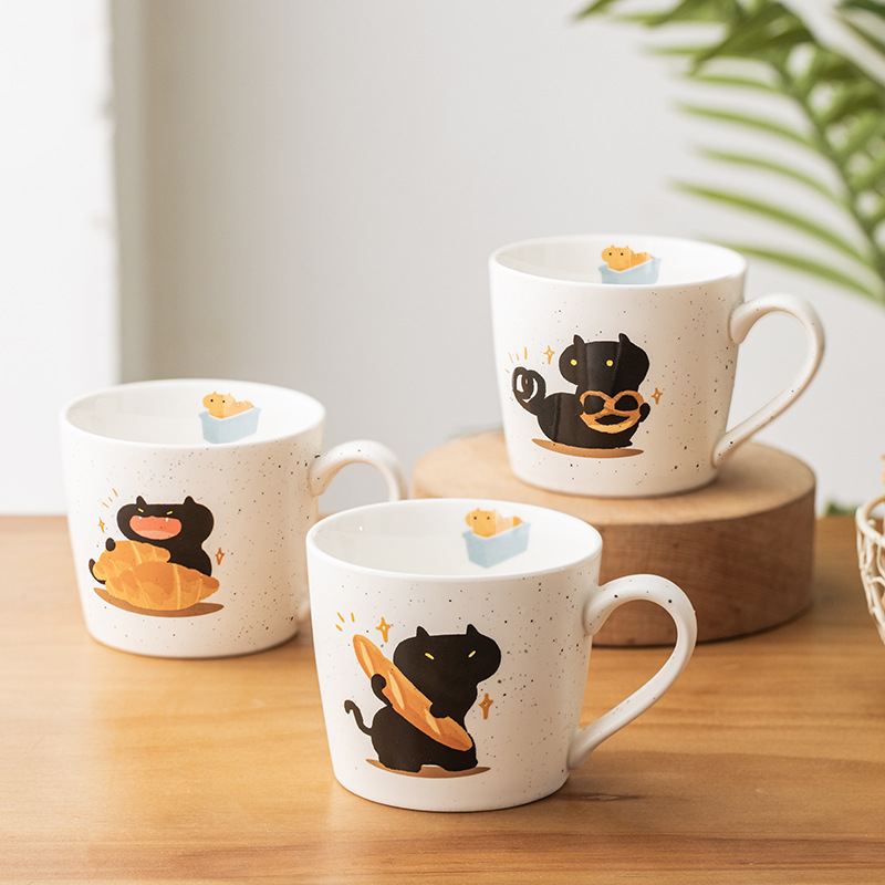 Ceramic Coffee Mug For Home And Office, Exquisite Couple Water Cup_voghion.com