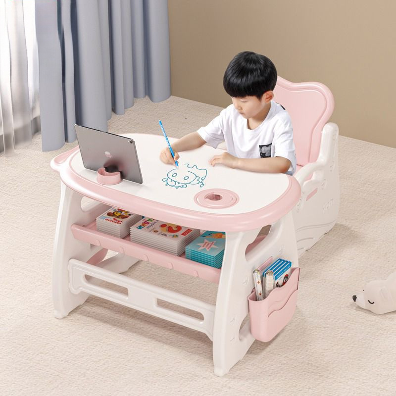 Children's Study Table and Chair Set, Baby Homework Desk, Children's Desk, Writing Desk, Student Desk, Toddler Toy Table