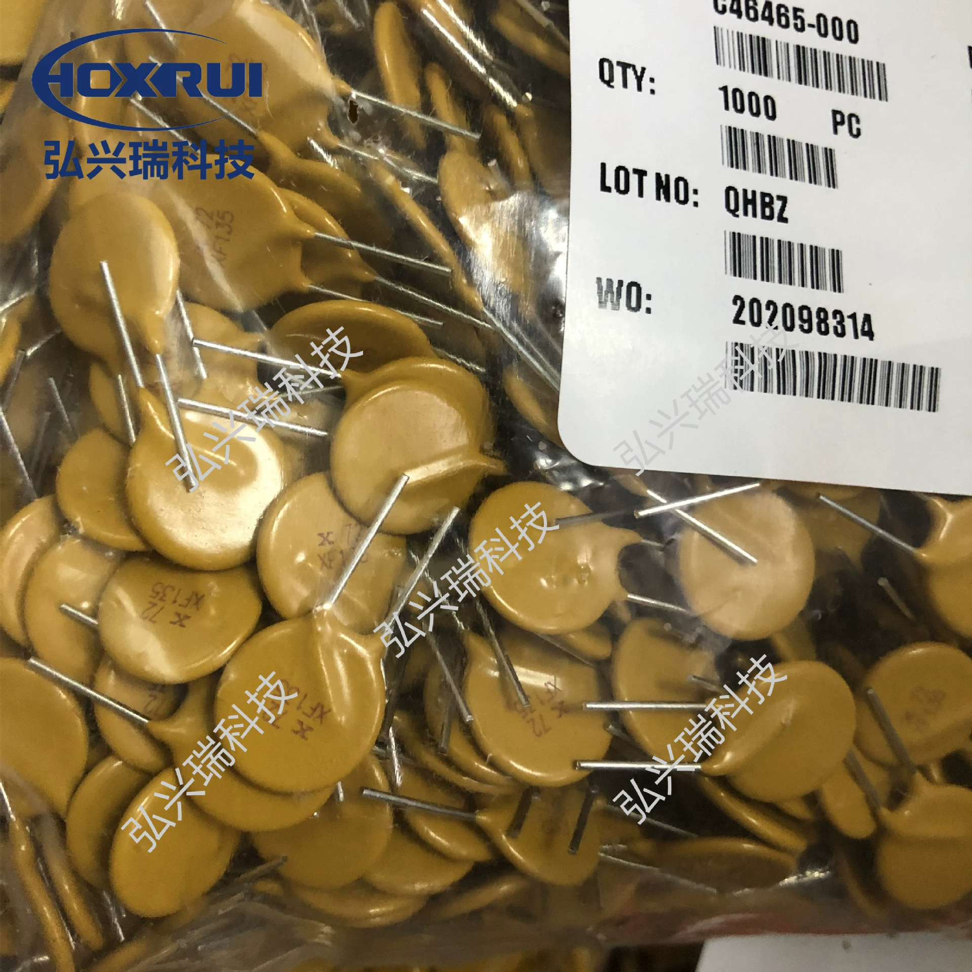 RXEF135 1.35A 72v 1350MA 60V TYCO TE Самовосстанавливающийся Предохранитель PPTC прямой штекер