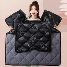 折疊電動自行車擋風罩冬季小型鋰電電瓶車開叉防風被代駕橫梁春秋