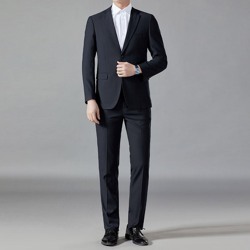 Men's Suits,Business Casual,Professional Formal Suits,Two-piece Suits,Slim-fitting Wedding Suits,Four-season Suits