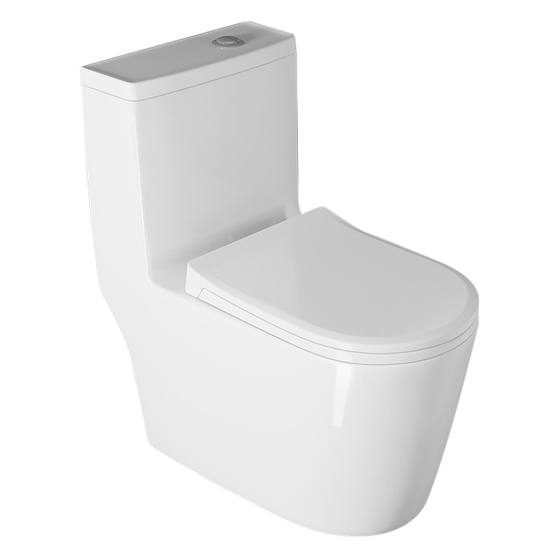 Fábrica de baños, fábrica de Chaozhou, Guangdong sanitarios, baño al por mayor, ultra-grande de una sola pieza de ahorro de agua mudo de ingeniería asiento inodoro