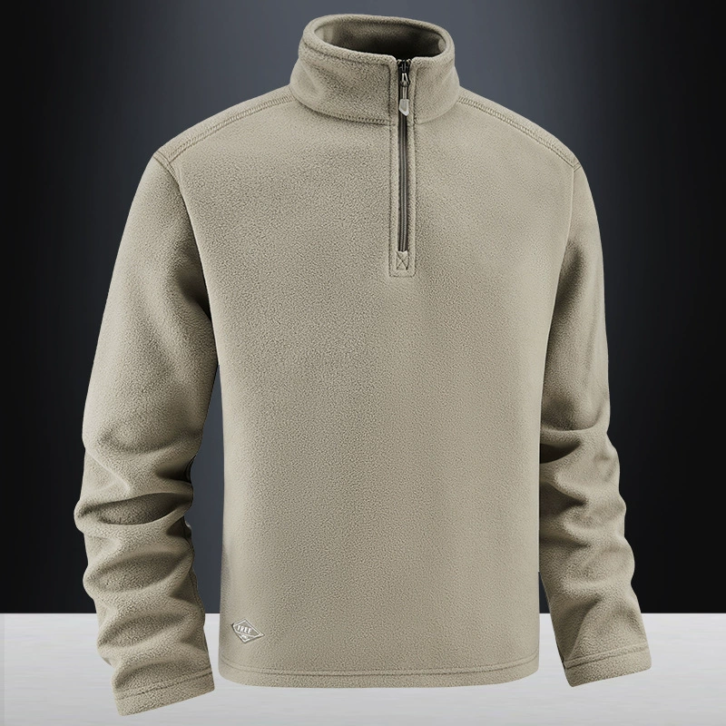 2024 новые осенние и зимние мужские шерстяная одежда плюс бархатная мужская куртка с воротником