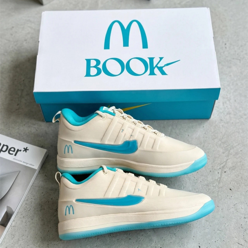 Foreign Trade Book 2 Basketball Shoes, Book 2 Generation, McDonald's Collaboration, Anti-Torsion Comfortable Sports Shoes, Retro Casual Sneakers Foreign Trade Book 2 Basketball Shoes, Book 2 Generation, McDonald's Collaboration, Anti-Torsion Comfortable Sports Shoes, Retro Casual Sneakers