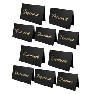 �羳���Q�¿���lGolden Reserved Table Signs Double Sided No