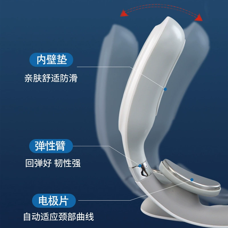 Universal massager, vibration, with neck protection