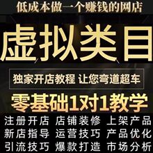 指导基础虚拟零多多变现运营开店商品拼