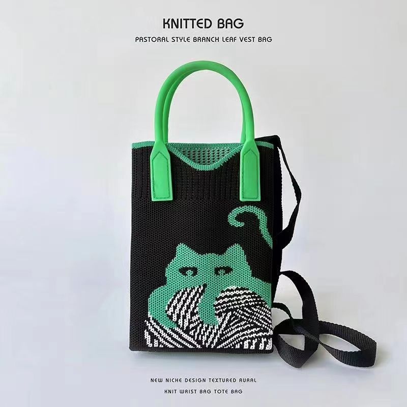 篮球猫深咖手机包