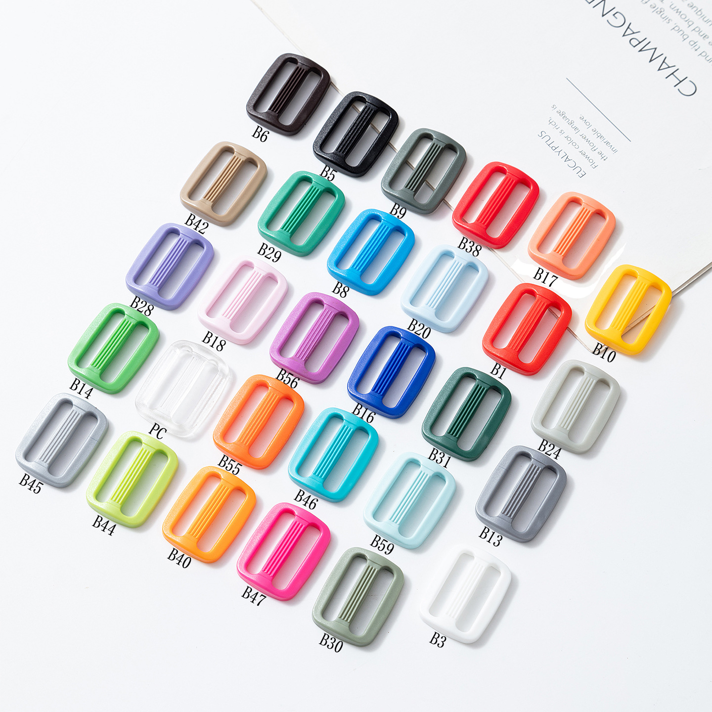 2.5cm Plastic D-Ring Buckle, Date Buckle, Three-Position Buckle, Adjustment Buckle, Snap Buckle, Bag Accessories, Buckle Fastener