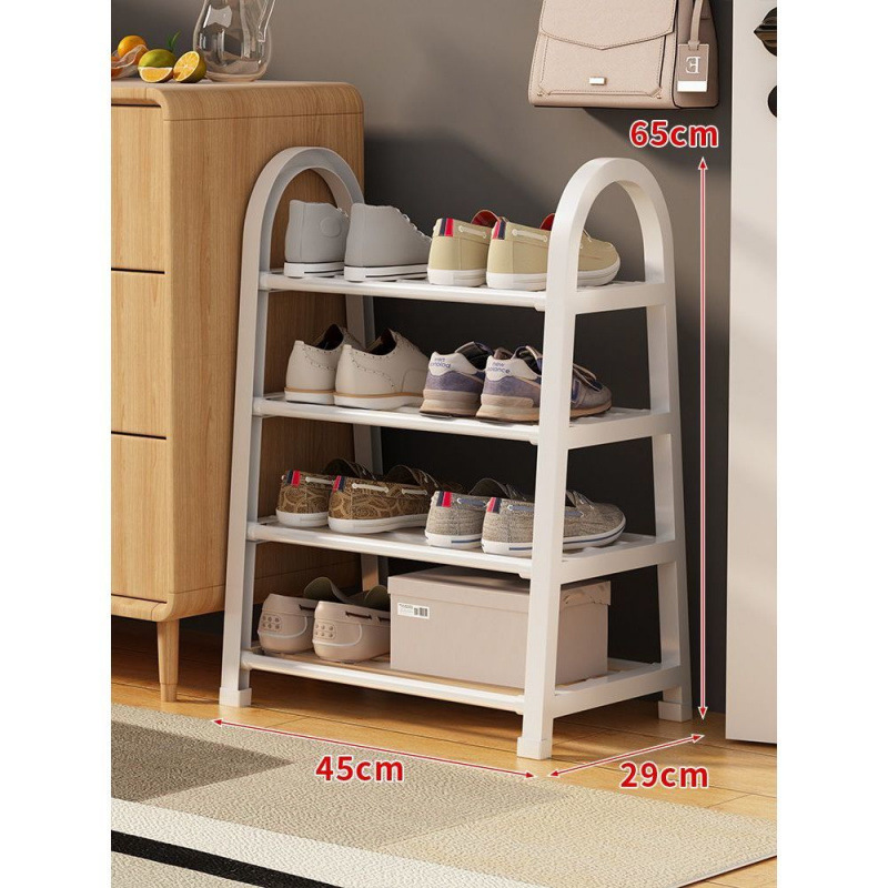 Estante de almacenamiento de zapatos multicapa de acabado de zapatos armario de zapatos puerta de entrada doméstica de alquiler puerta interior de almacenamiento de zapatos de artefactos