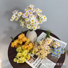 仿真花小把洋甘菊60头可拆分ins风居家摆件设计装饰餐桌桌花假花