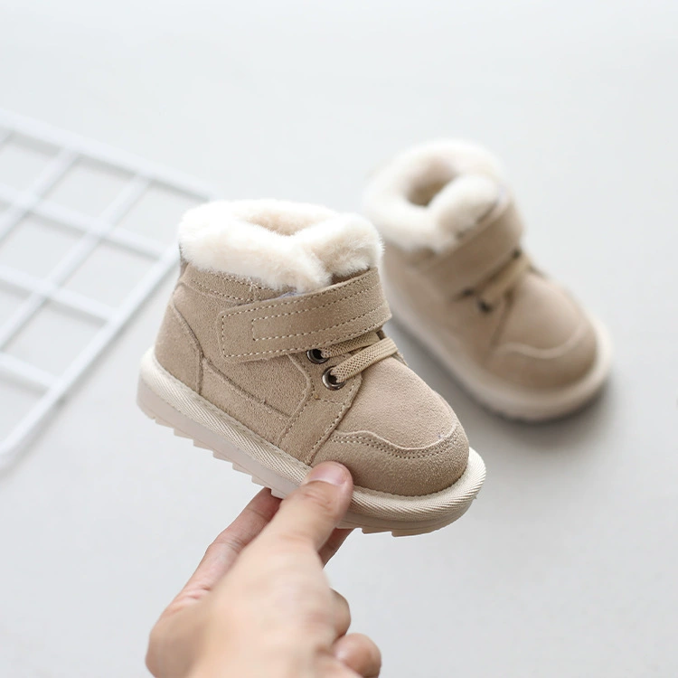 Children's demi-season shoes, fleece boots for early age for men and women, universal footwear for leisure, 3 years