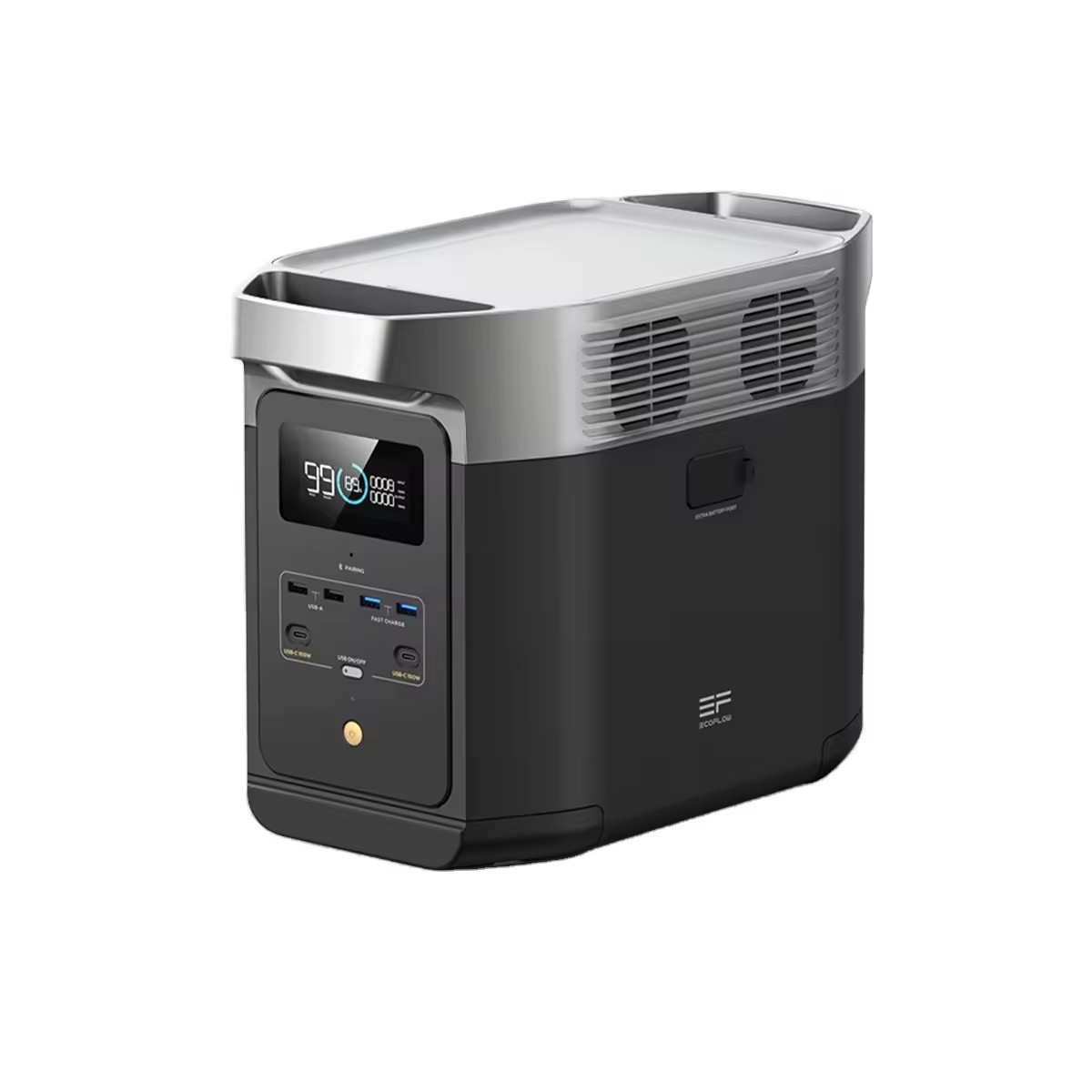 Zhenghao fuente de alimentación al aire libre ECOFLOW DELTA3 MAX carga rápida 2400W batería de litio para vehículos de emergencia