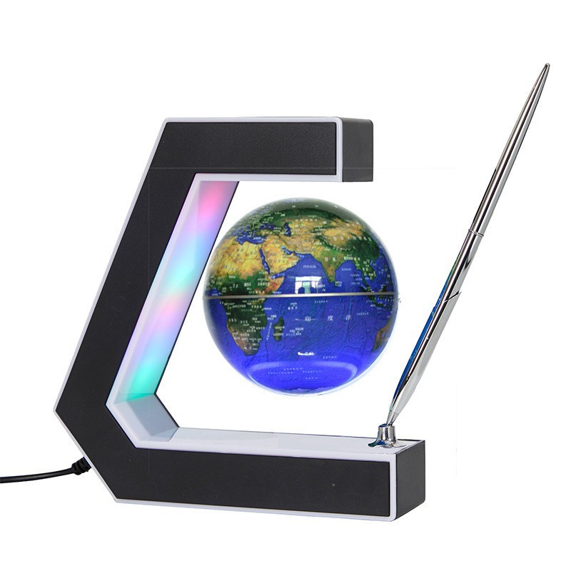 磁悬浮地球仪3寸带新款黑科技实用家居摆件教学文具商务 生日礼品
