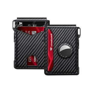 B 25867 Carbon Fiber RFID Wallet ̼�w�S RFID �X���羳