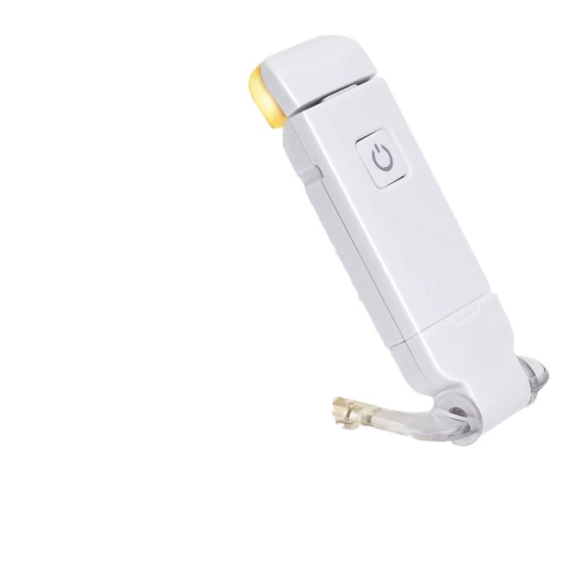 Складная USB-лампа для чтения в книге, портативный свет с защитой глаз, 3 цветовых температуры, зажим, зарядка