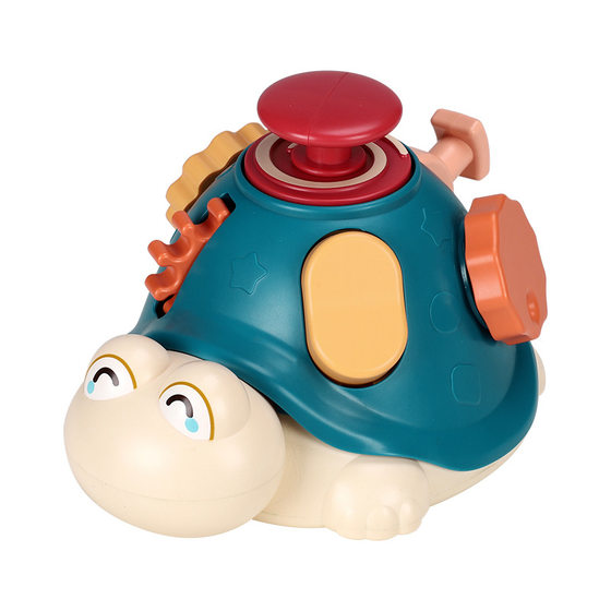 Cross-border New Products UFO Lala Le Turtle Finger Exploration Toy Baby Early Education Toy 0-3 Boys and Girls Toy