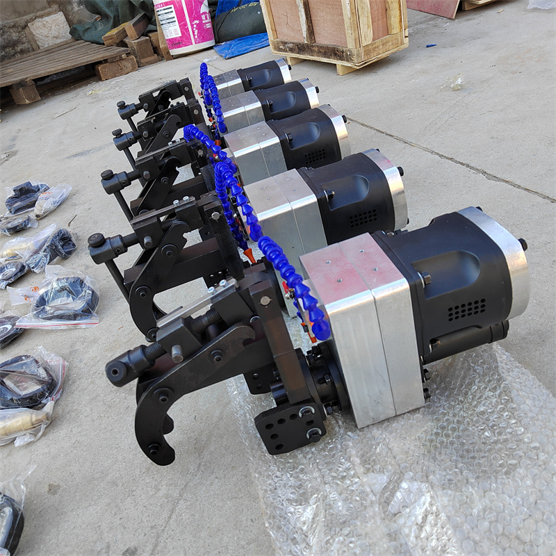 轻轨钢轨钻孔机 XQZ-32气动钢轨打孔机  风动钻孔机山东业兴厂家