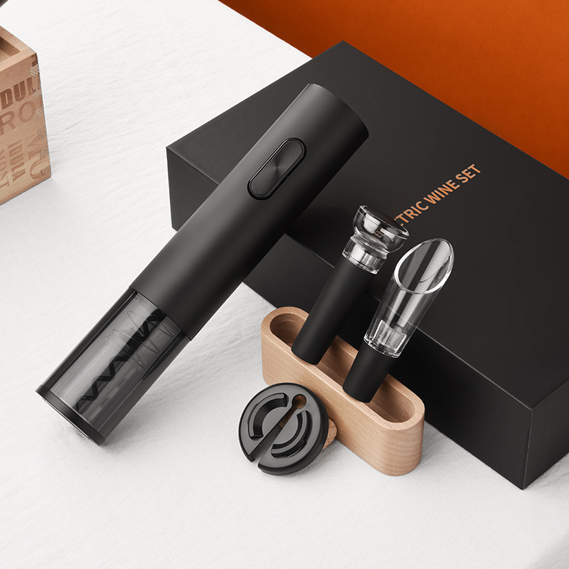 Kelitong abridor de botellas de vino clásico de acero inoxidable automático abridor de botellas de vino eléctrico conjunto de vino transfronterizo en stock