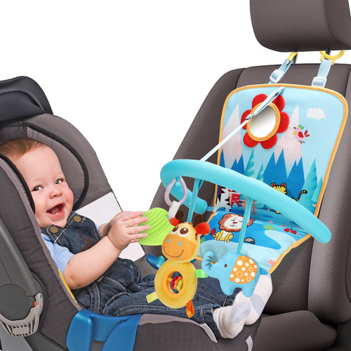 Cross-border baby foot pedal fitness frame children's car foot pedal doll seat pendant early education exercise teaching aid