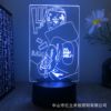 The Avengers, night light, creative touch table lamp for bed, lantern, 3D, creative gift, remote control, 16 colors