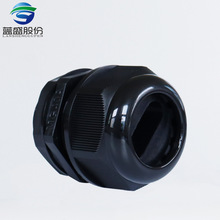 蓝盛   扁孔尼龙电缆固定头塑料扁伴热带密封防水接头IP68扁孔格
