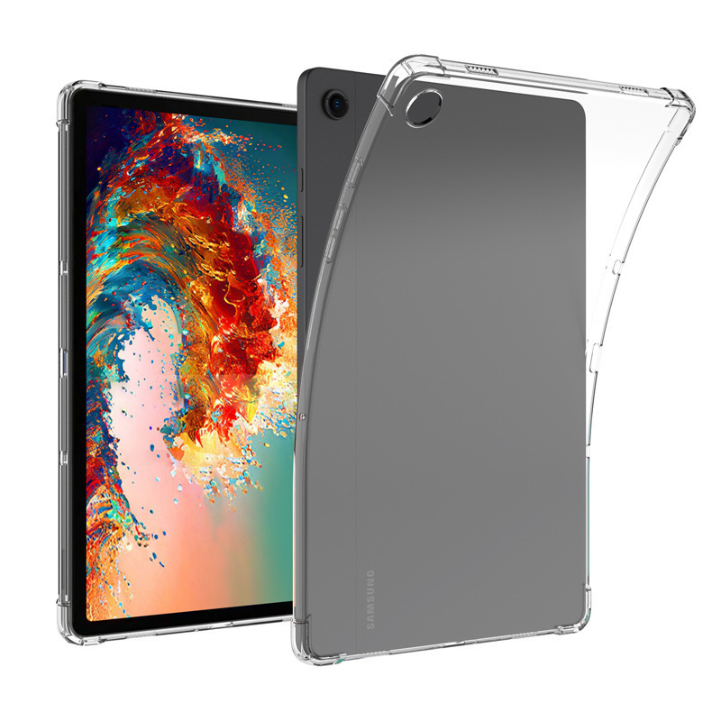 Applicable to 2023 Samsung A9 tablet protective case A9 + plus X110 X210 four-corner airbag drop-resistant transparent case