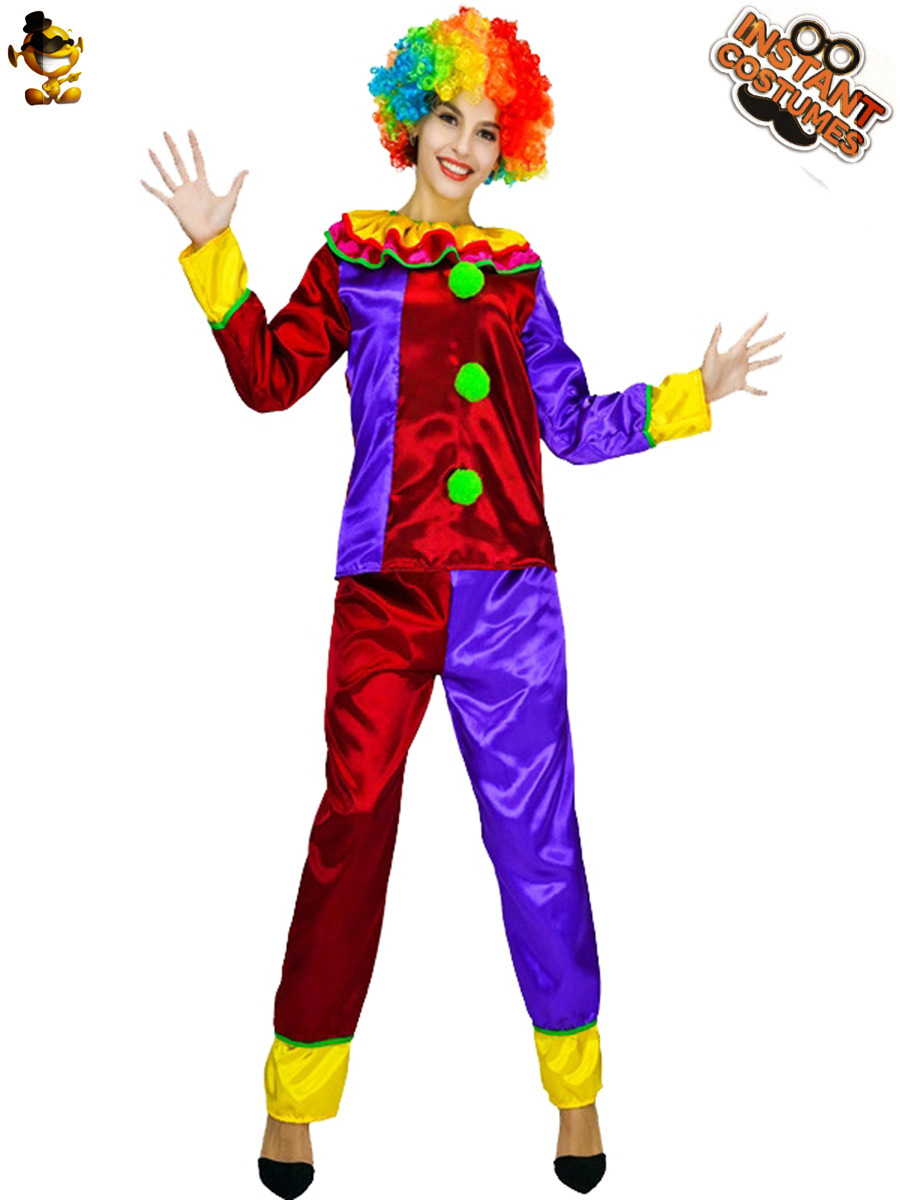 Big Girl payaso traje de Halloween Cosplay ropa de fiesta disfraces traje de rendimiento traje de la etapa