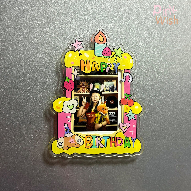 Pinkwish Daydream Polaroid Photo Frame Empty Frame Magnetic Birthday 3inch Photo Card Acrylic Fridge Magnet Pinkwish Daydream Polaroid Photo Frame Empty Frame Magnetic Birthday 3inch Photo Card Acrylic Fridge Magnet
