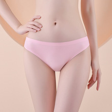 【跨境专供】欧美款冰丝无痕一片式比基尼女士三角裤透气女生内裤