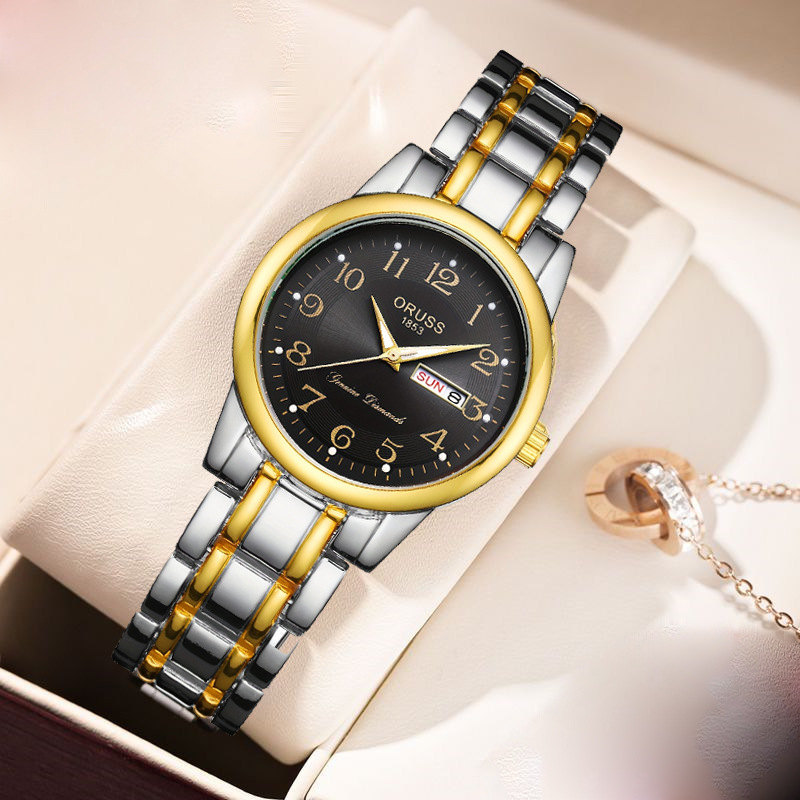 Women's Digital Scale Drop-Shipping Fully Automatic Quartz Women's Watch Genuine Waterproof Fashionable Luminous Women's Watch