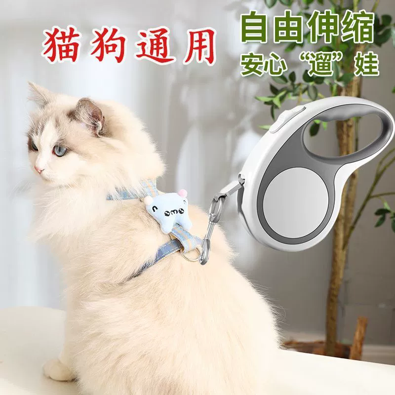 Поводок для собак и кошек, автоматический выдвижной поводок для прогулок с собакой, цепочка для маленьких собак, веревка для маленьких домашних животных, товары для домашних животных