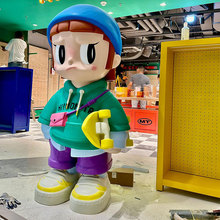 定制大型卡通玻璃钢雕塑户外人物景观装饰品创意人物美陈工程