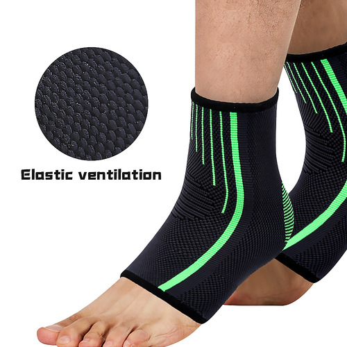 New Knitted Elastic Ankle Protector Anti-twist Foot Wrist Ankle Men and Women Breathable Running Fitness 