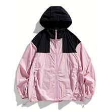 U 63434 Color Block Hooded Jacket ��H������ �W���羳